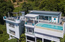 Stylish spacious villa with a pool and panoramic sea views on Koh Samui, Surat Thani, Thailand for $682,000